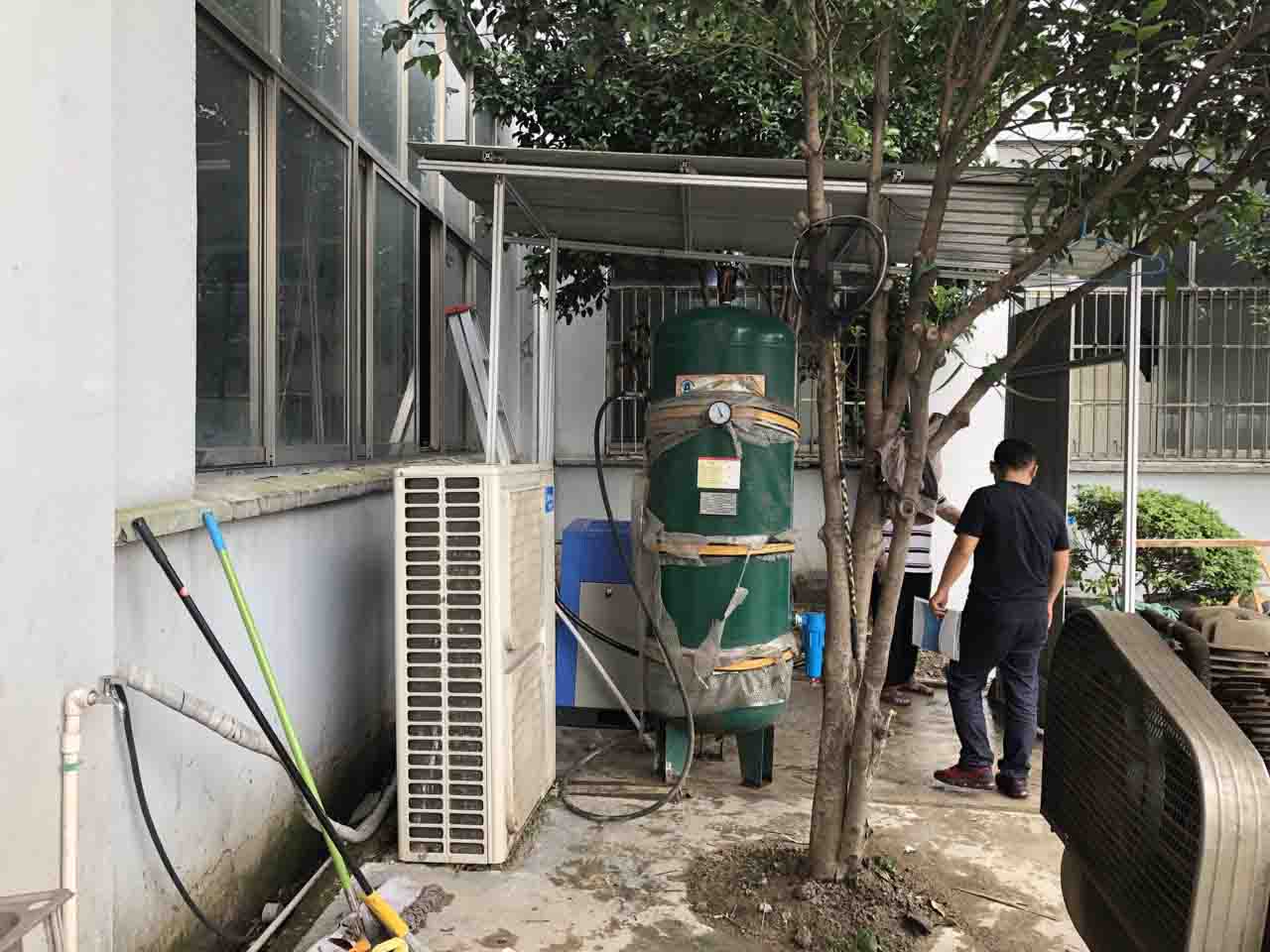變頻空壓機入駐昆山錢豹自動化設備有限公司-權偉變頻空壓機