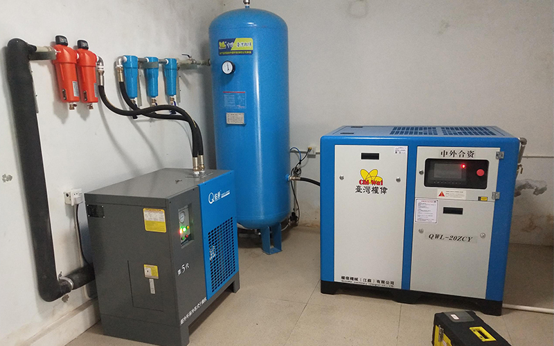 權偉永磁變頻螺桿空壓機為江蘇科創醫療用品有限公司保駕護航